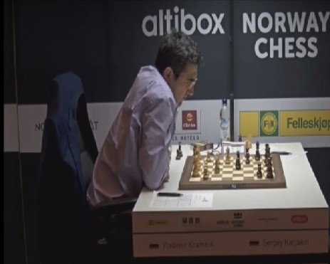 Kramnik opp i tet med Nakamura under Norway Chess