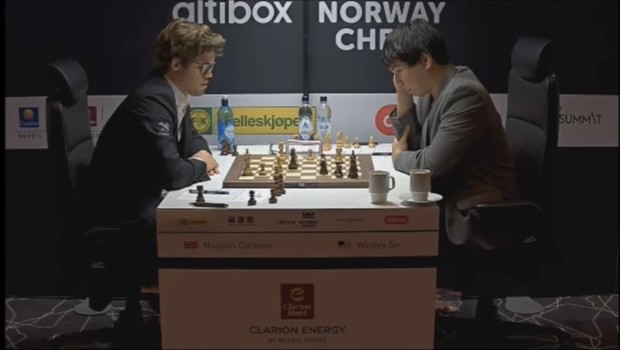 Nakamura trakk første stikk under Norway Chess